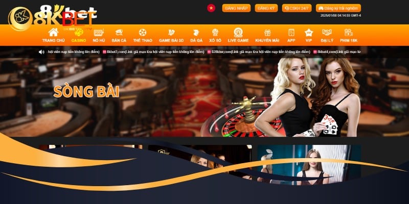 Casino 8KBET dành cho dân chuyên